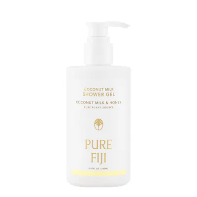 Pure Fiji Coconut Milk Shower Gel 280ml - Coconut Milk & Honey