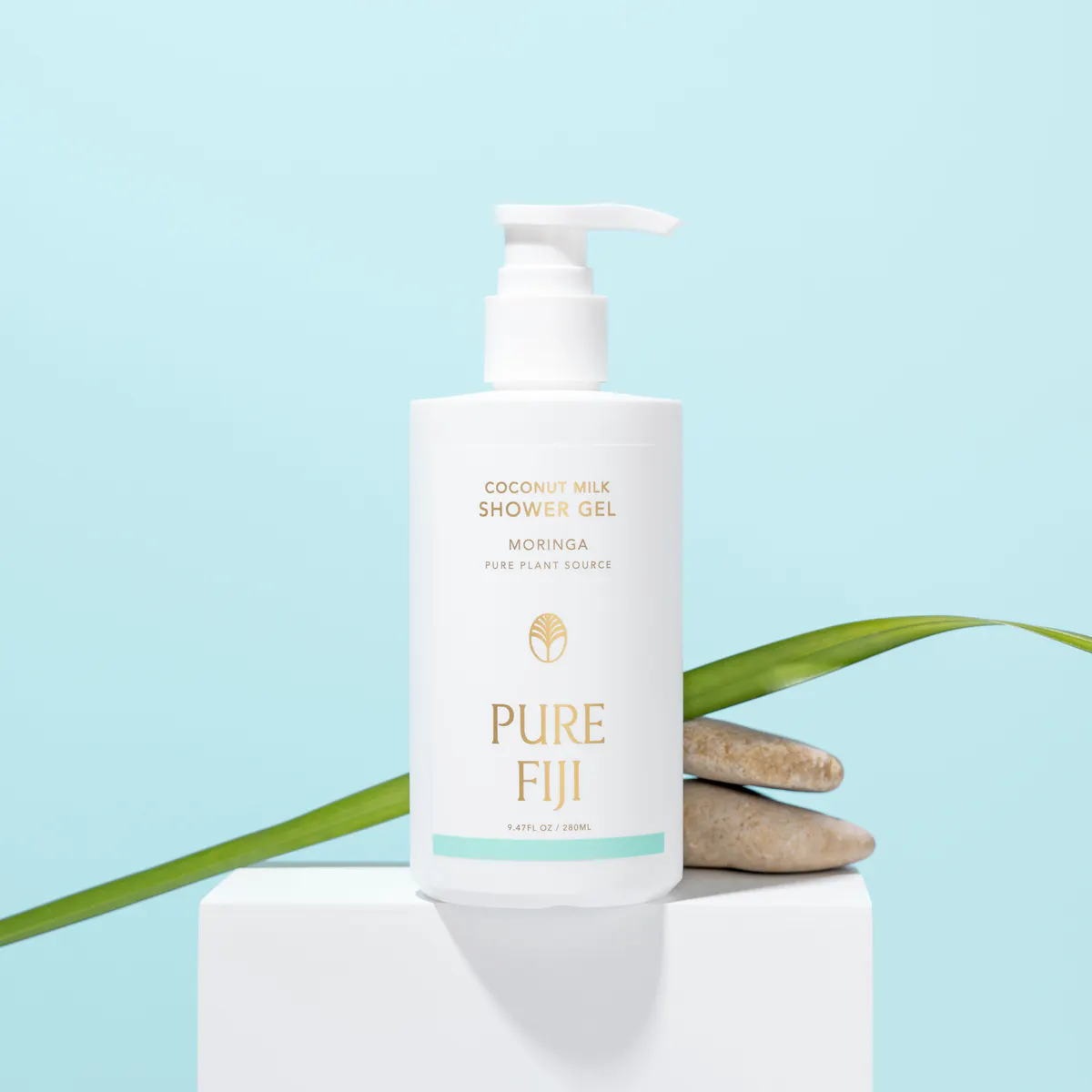 Pure Fiji Coconut Milk Shower Gel 280ml - Moringa, view 2