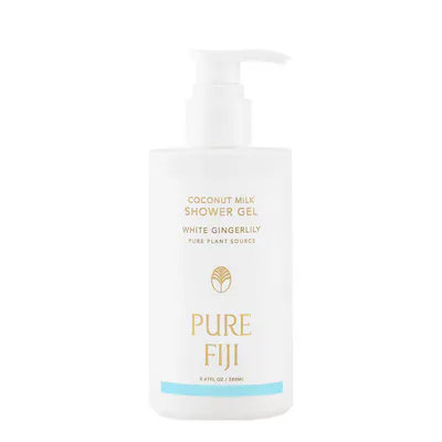 Pure Fiji Coconut Milk Shower Gel 280ml - White Gingerlily