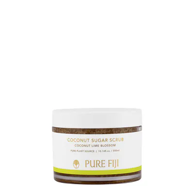 Pure Fiji Coconut Sugar Scrub 300ml - Coconut Lime Blossom