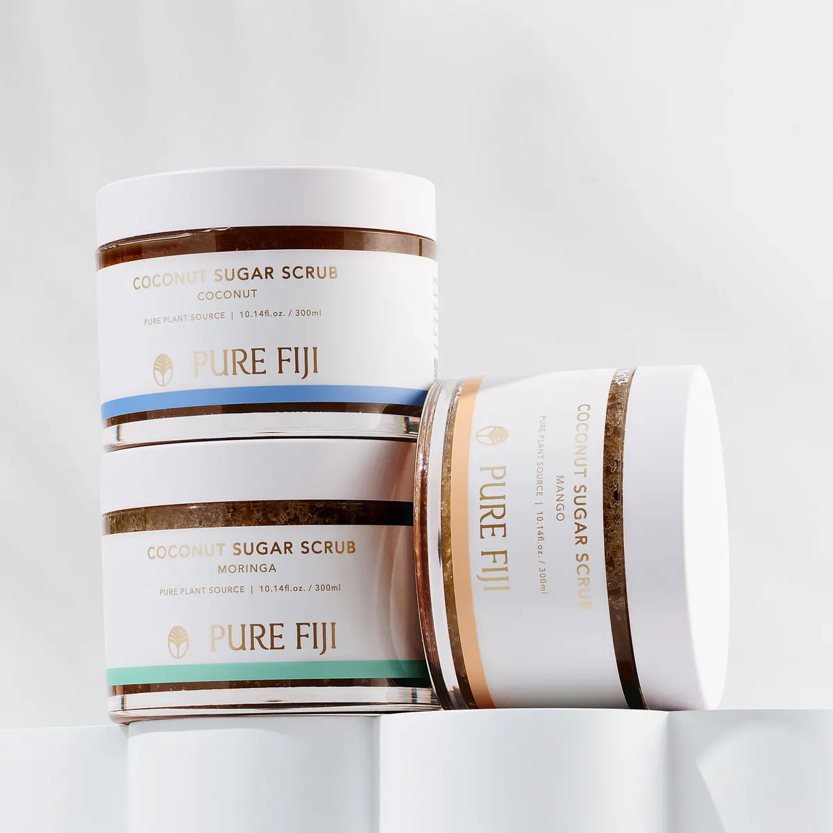 Pure Fiji Coconut Sugar Scrub 300ml - Coconut, view 4