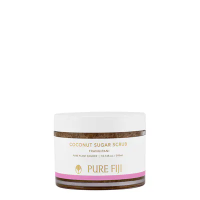 Pure Fiji Coconut Sugar Scrub 300ml - Frangipani