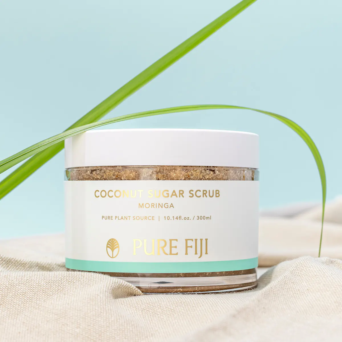 Pure Fiji Coconut Sugar Scrub 300ml - Moringa, view 4