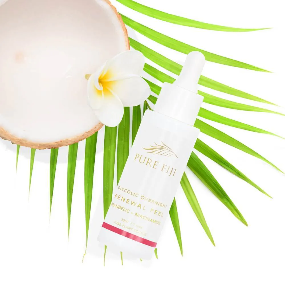 Pure Fiji Glycolic Overnight Renewal Peel with Mandelic & Niacinamide 30ml, view 3