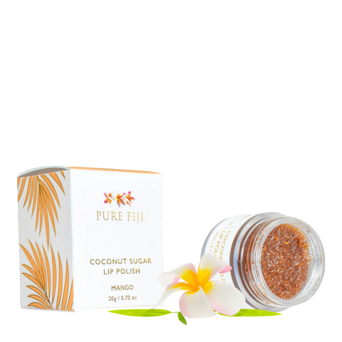Pure Fiji Coconut Suger Lip Polish Mango