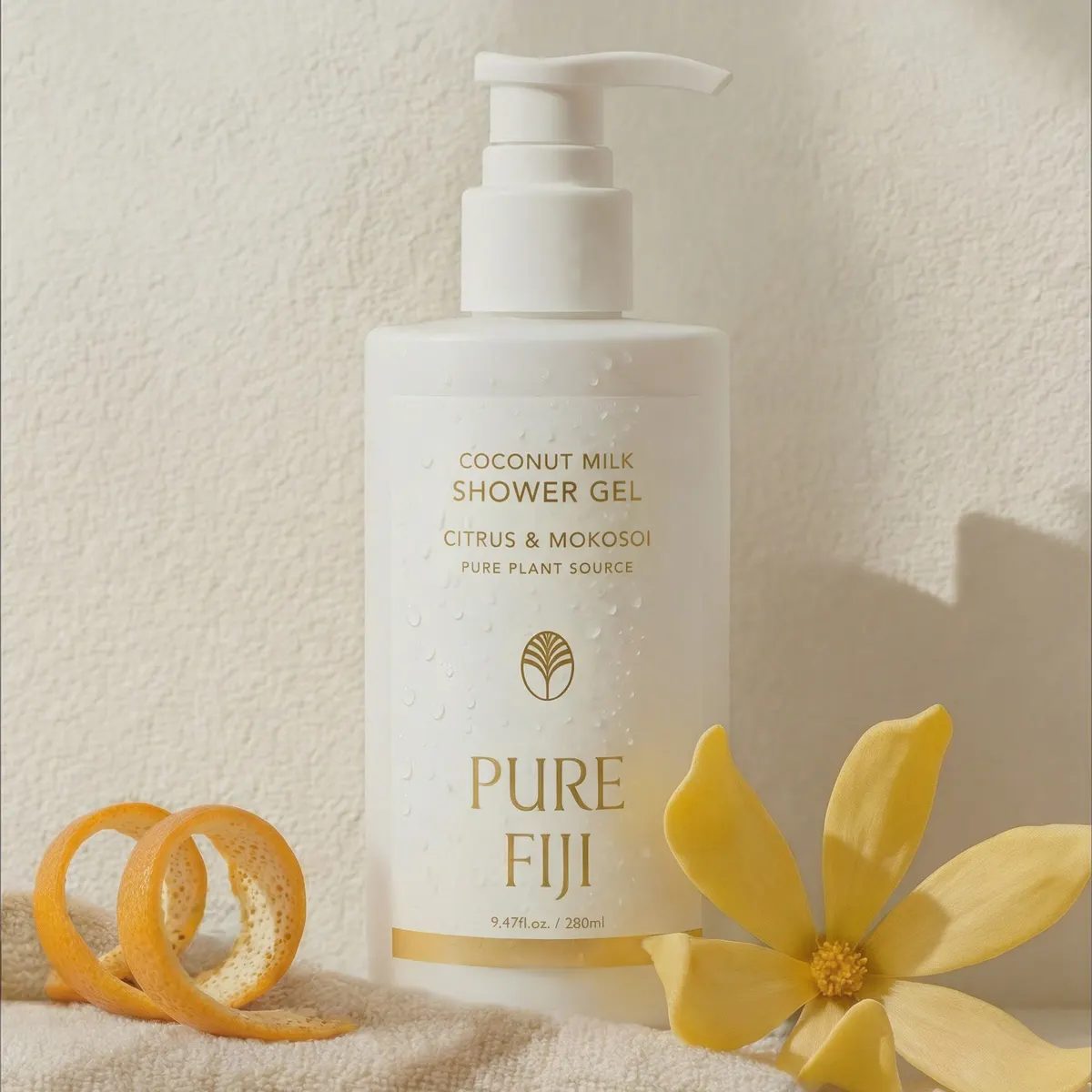 Pure Fiji Shower Gel 280ml - Vitamin C Citrus & Mokosoi, view 2