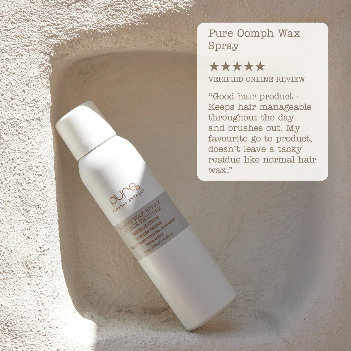Pure Oomph Wax Spray 100g, view 3