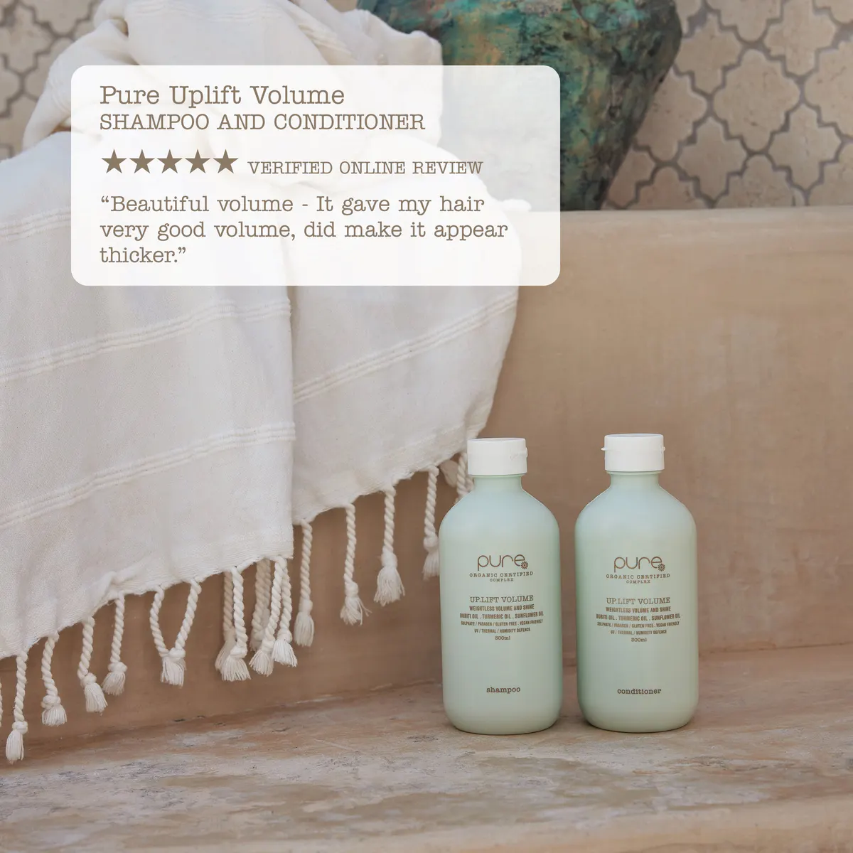 Pure Up.Lift Volume Bath Shampoo and Conditioner Duo BundleÂ, view 3