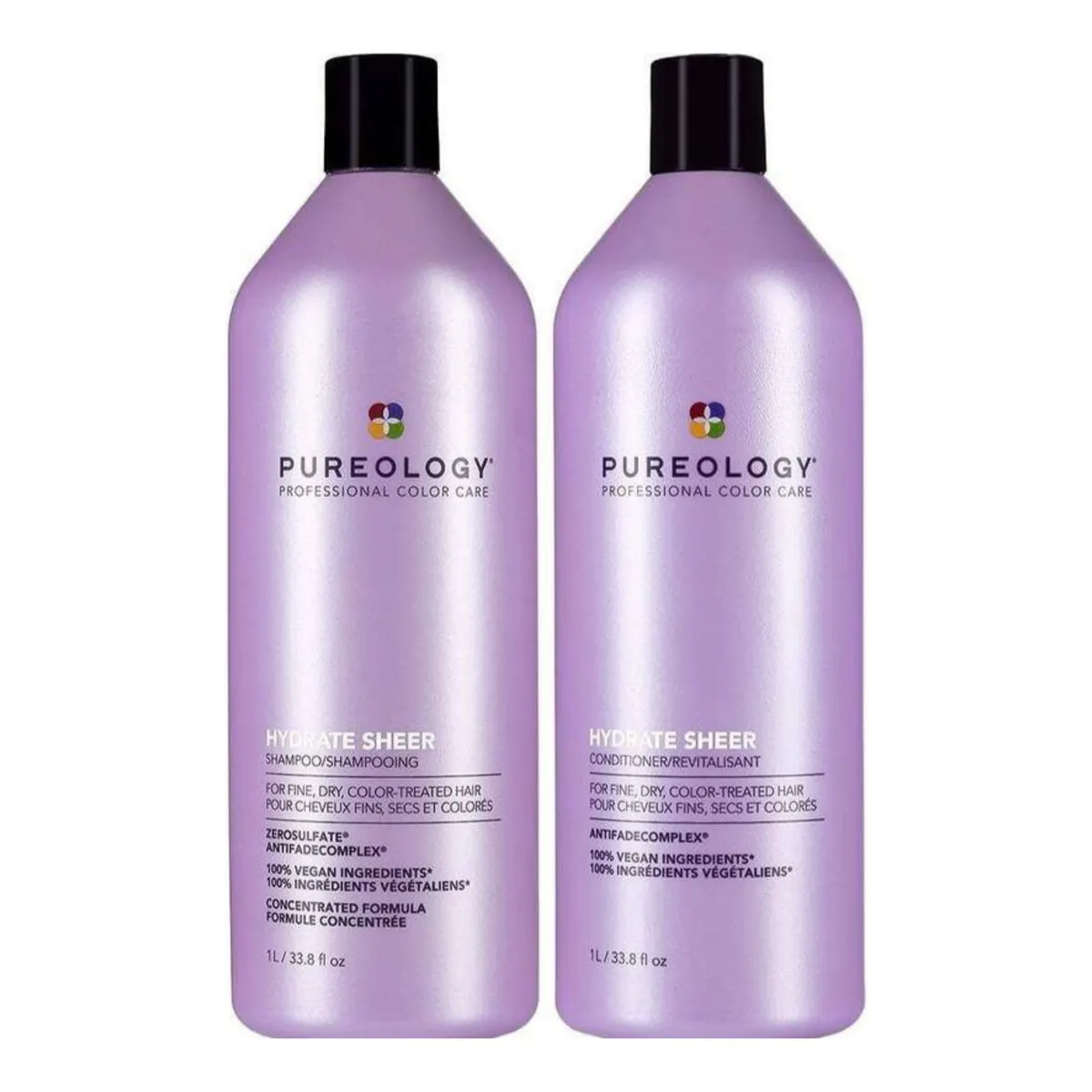 Pureology 1L Hydrate Sheer Shampoo and Conditioner Bundle
