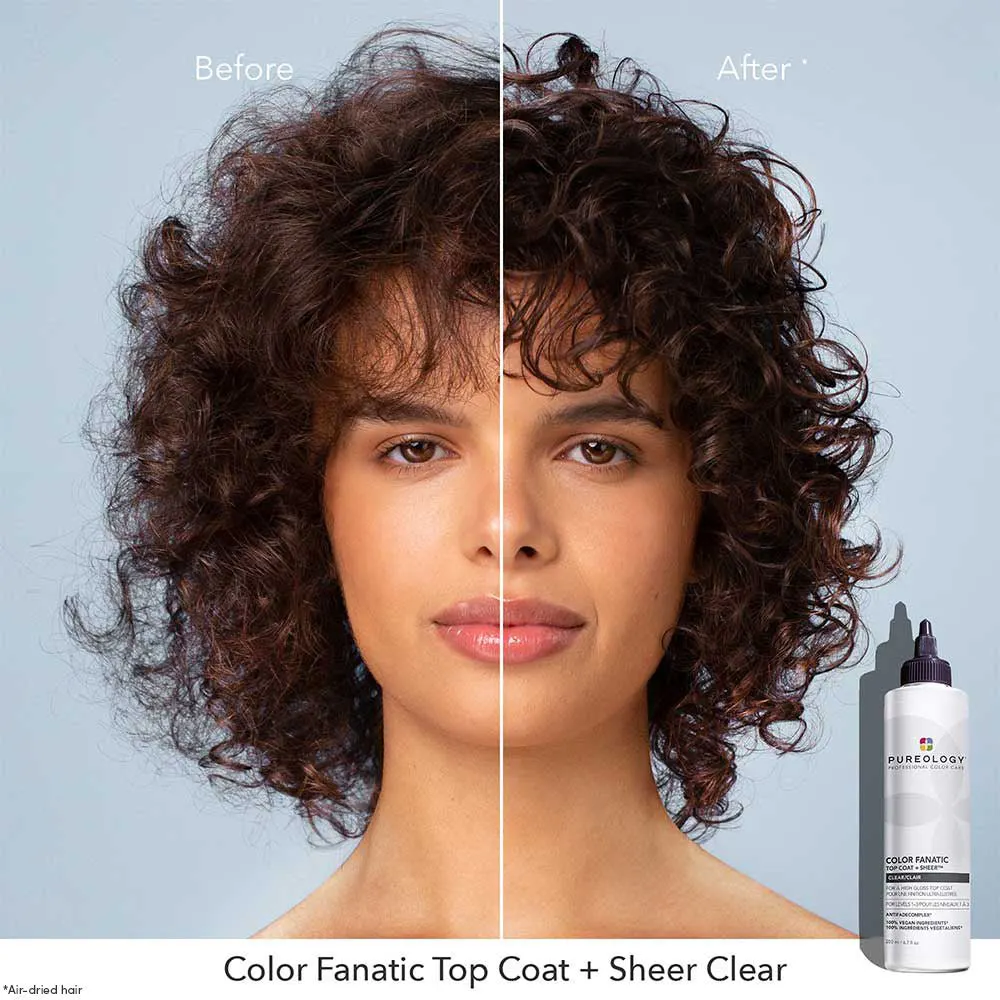 Pureology Color Fanatic Top Coat and Sheer - Clear 200ml, view 3