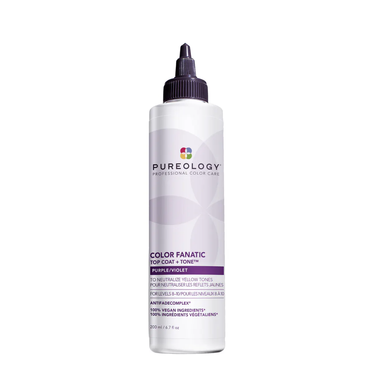 Pureology Color Fanatic Top Coat and Tone - Purple 200ml