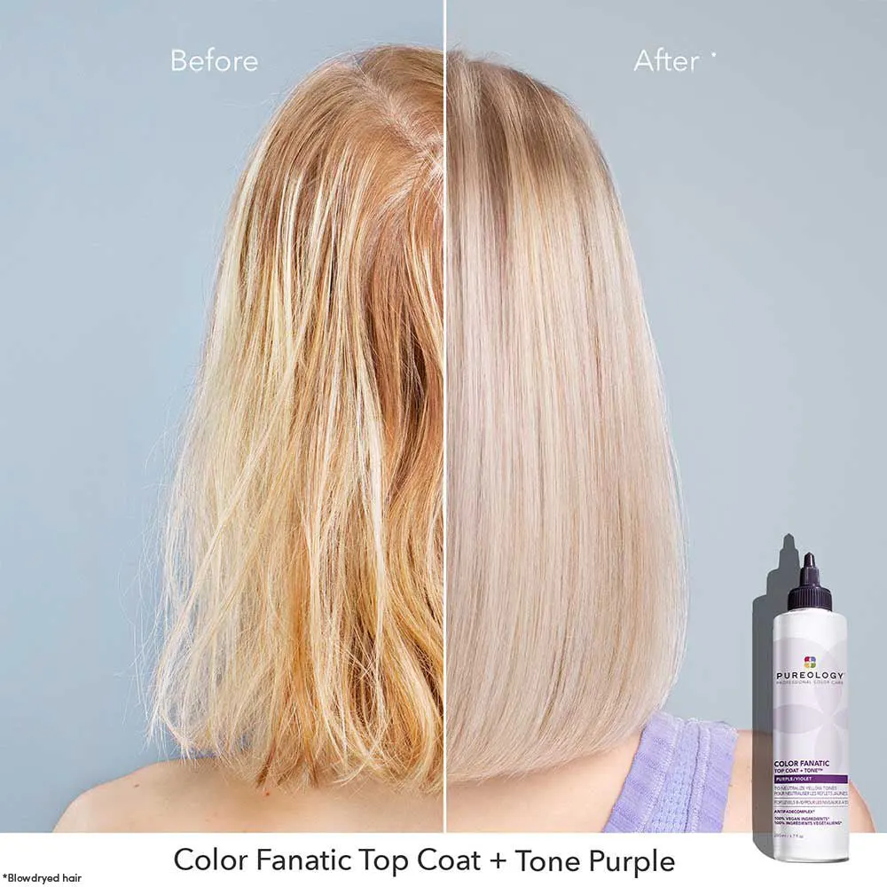 Pureology Color Fanatic Top Coat and Tone - Purple 200ml, view 3