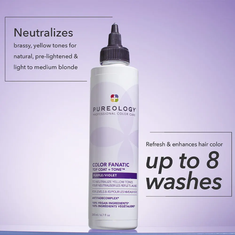 Pureology Color Fanatic Top Coat and Tone - Purple 200ml, view 4