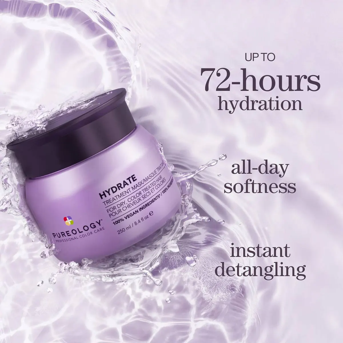 Pureology Hydrate Hair Treatment Mask 250ml, view 3