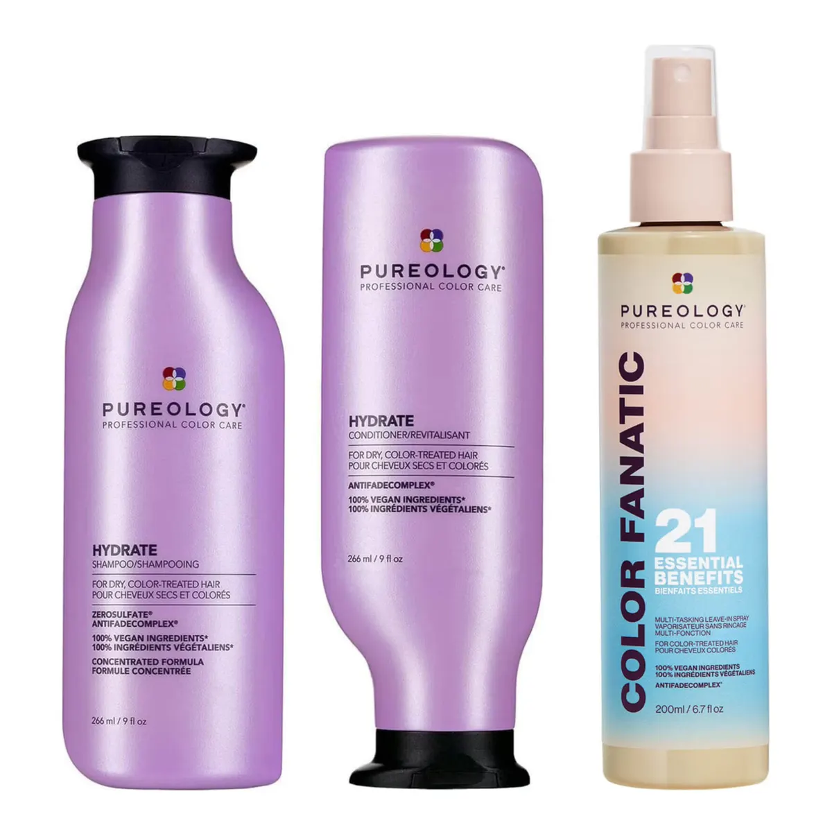 Pureology Hydrate Trio Bundle w/Color Fanatic Spray