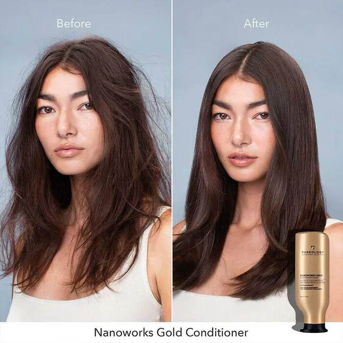 Pureology Nanoworks Gold Shampoo and Conditioner 266ml Bundle, view 2