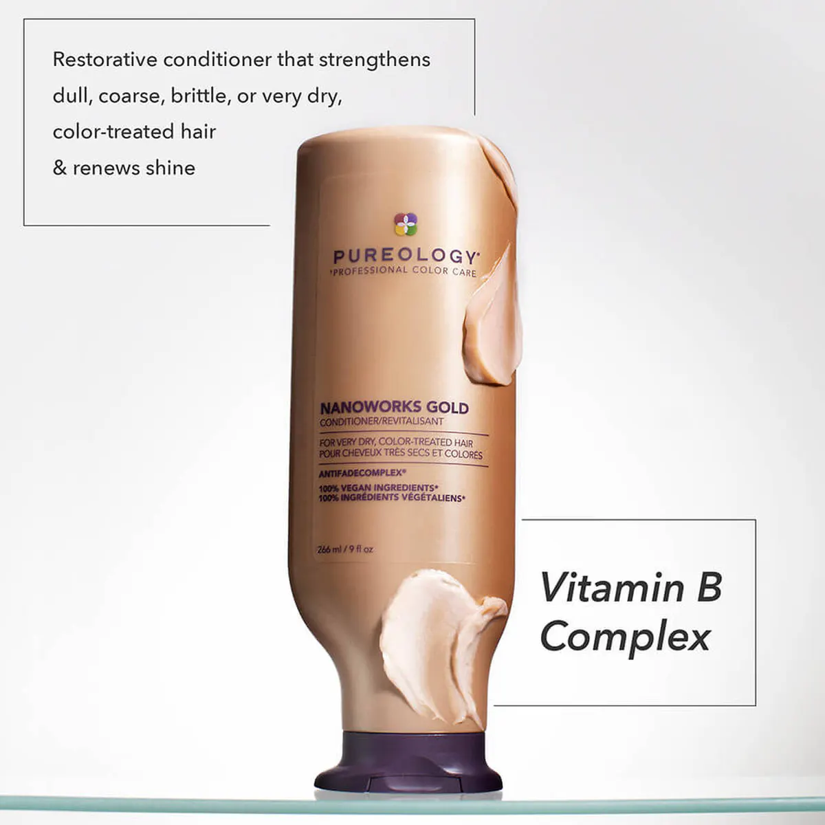 Pureology Nanoworks Gold Shampoo and Conditioner 266ml Bundle, view 7