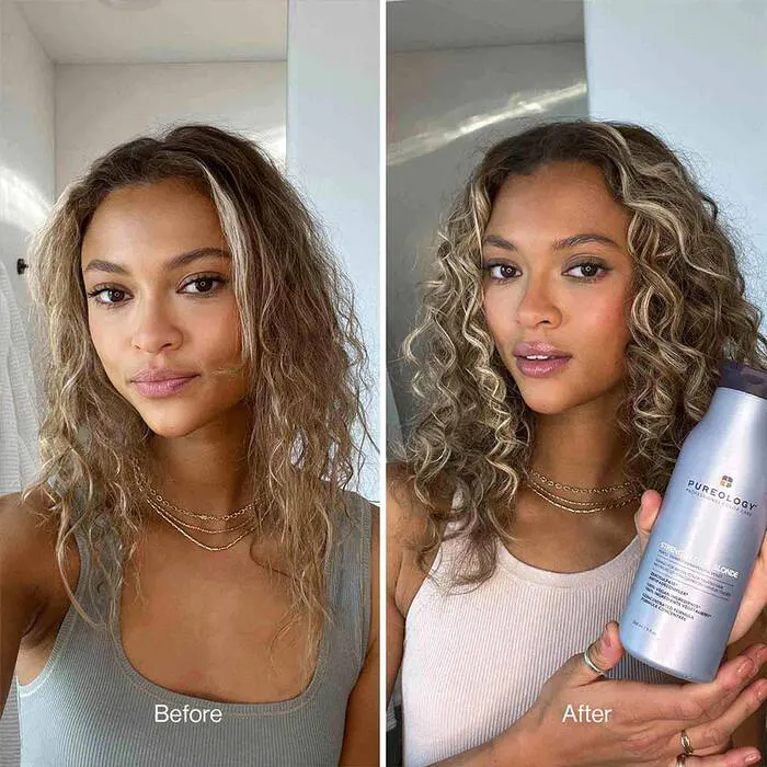 Pureology Strength Cure Blonde Purple Shampoo and Conditioner 266ml Bundle, view 7