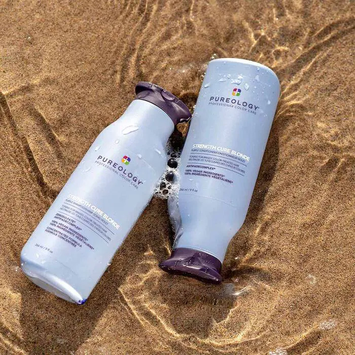 Pureology Strength Cure Blonde Purple Shampoo and Conditioner 266ml Bundle, view 12