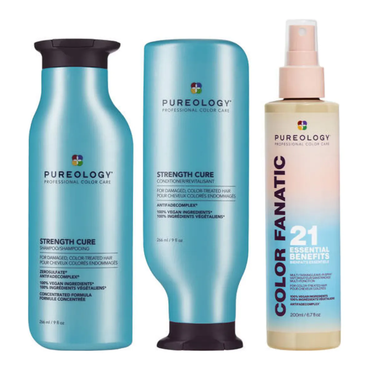 Pureology Strength Cure Daily Damage Protection Trio Bundle