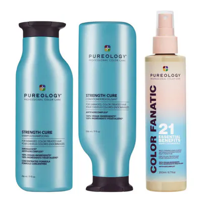 Pureology Strength Cure Daily Damage Protection Trio Bundle