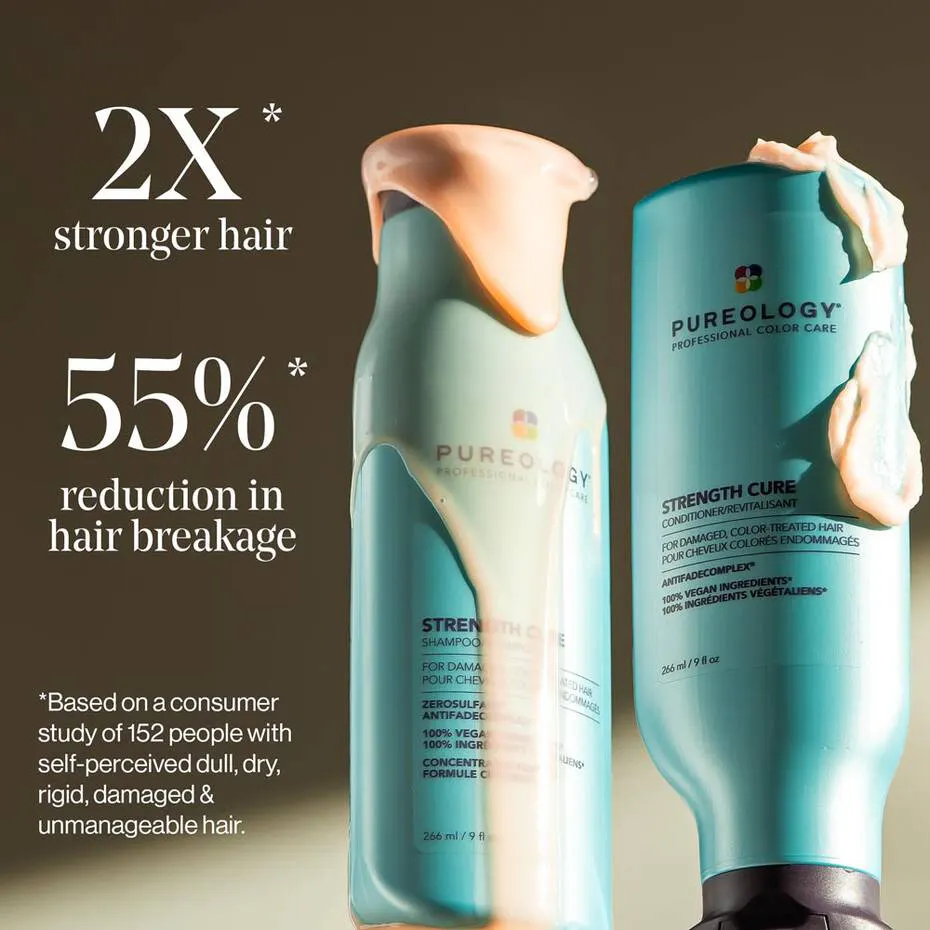 Pureology Strength Cure Shampoo and Conditioner 266ml Bundle, view 4