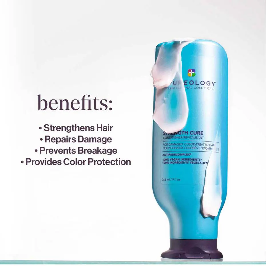 Pureology Strength Cure Shampoo and Conditioner 266ml Bundle, view 6