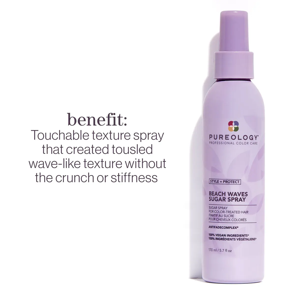Pureology Style + Protect Beach Waves Sugar Spray 170ml, view 6