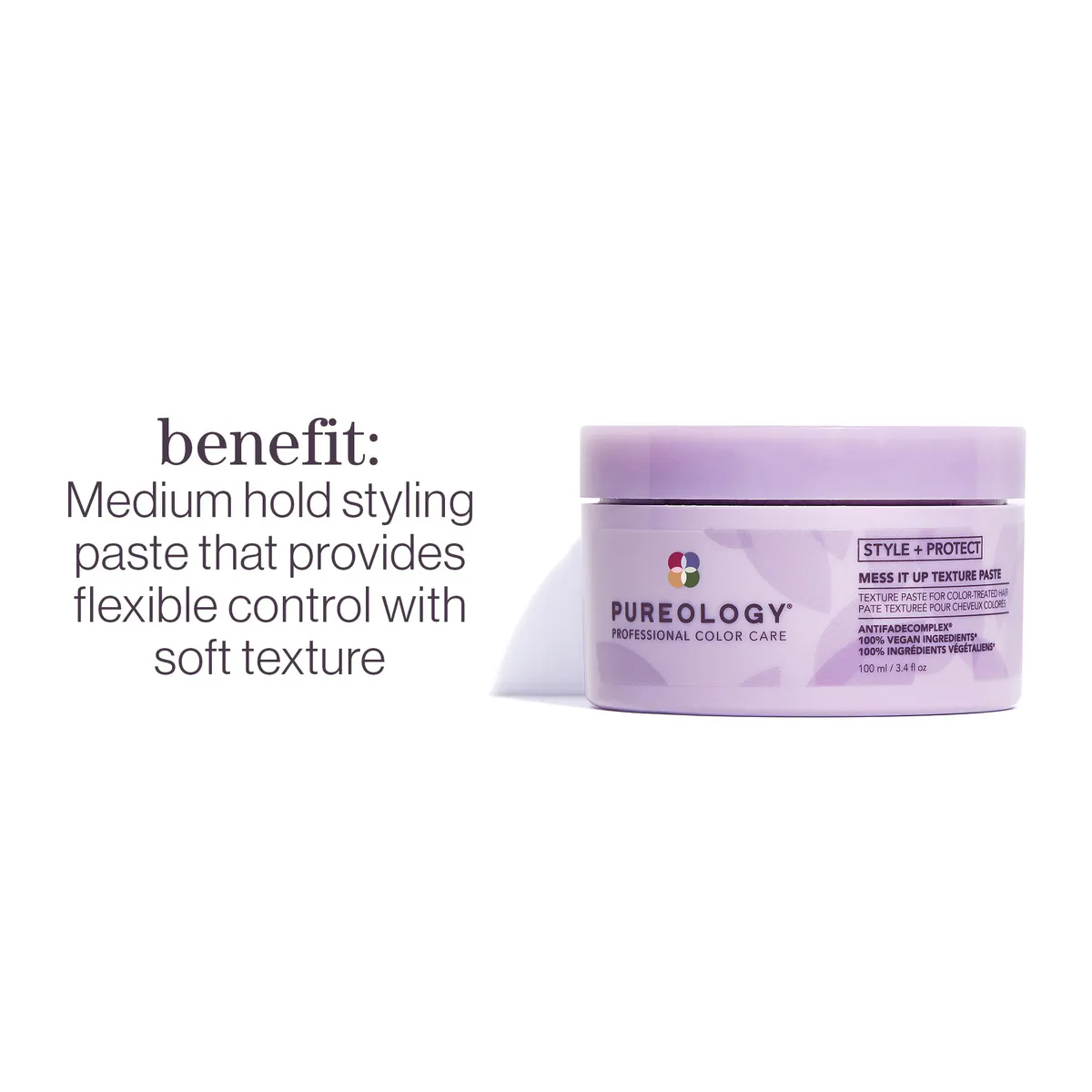 Pureology Style + Protect Mess It Up Texture Paste 100ml, view 5