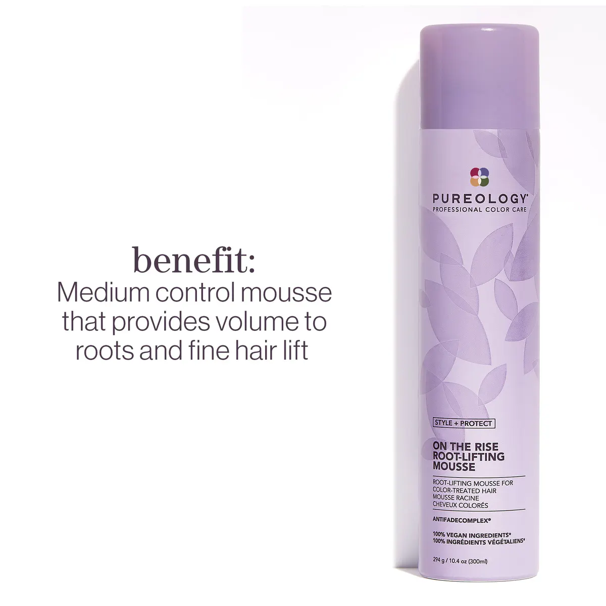 Pureology Style + Protect On the Rise Root-Lifting Mousse 300ml, view 6