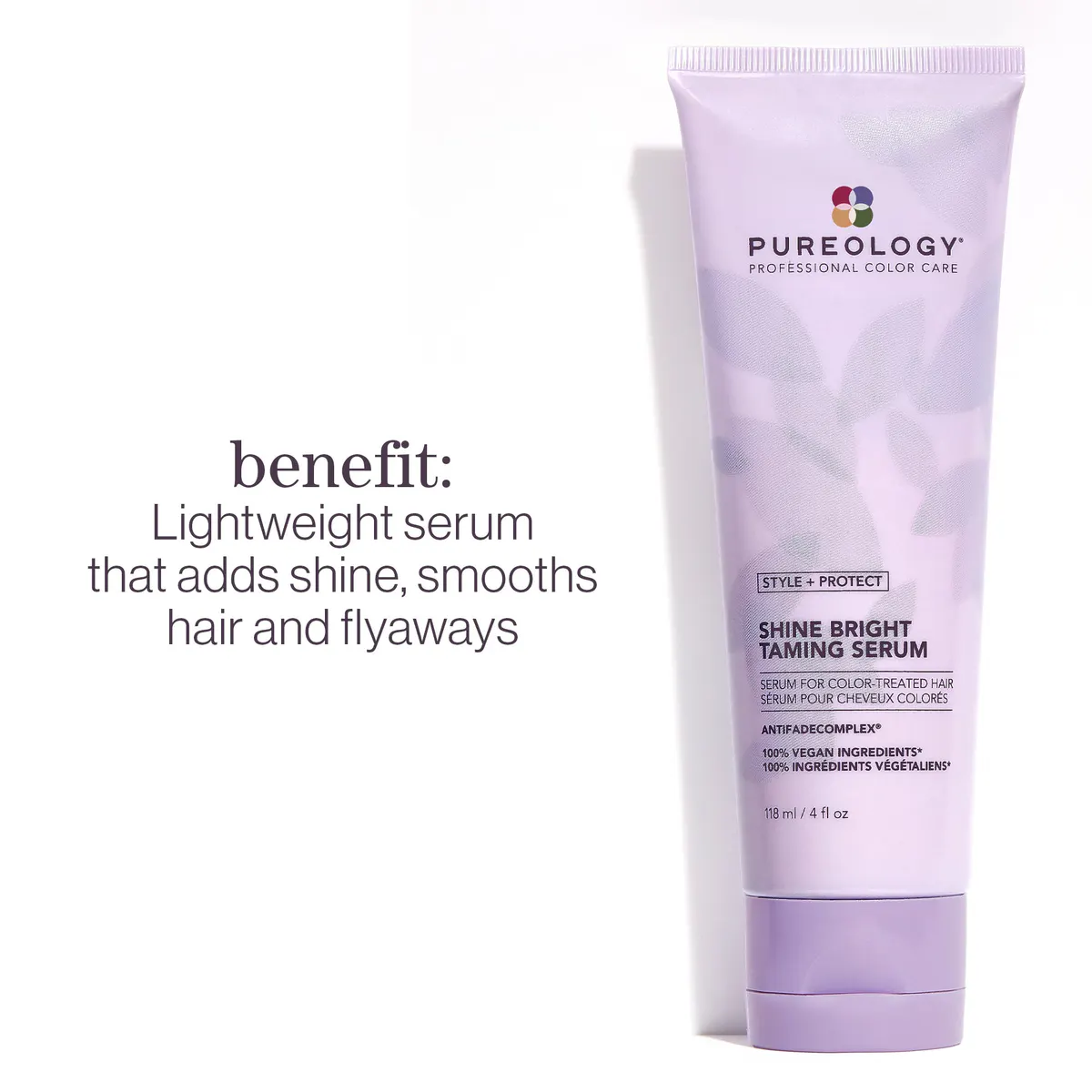 Pureology Style + Protect Shine Bright Taming Serum 118ml, view 5