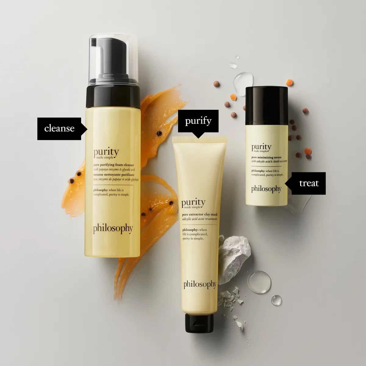 Philosophy Purity Made Simple Pore Purifying Foam Cleanser 150ml, view 5