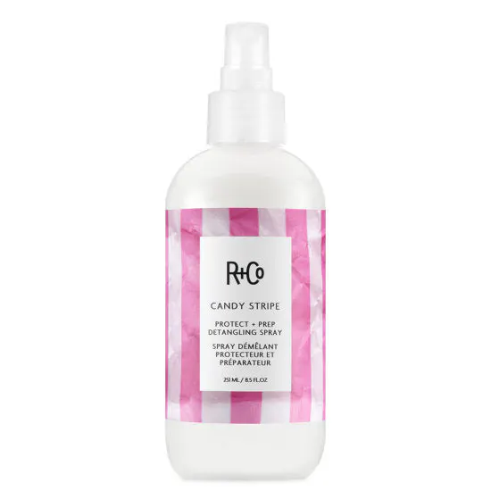 R+Co Candy Stripe Protect & Prep Detangling Spray 241ml