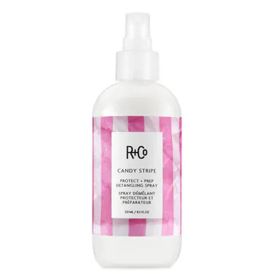 R+Co Candy Stripe Protect & Prep Detangling Spray 241ml