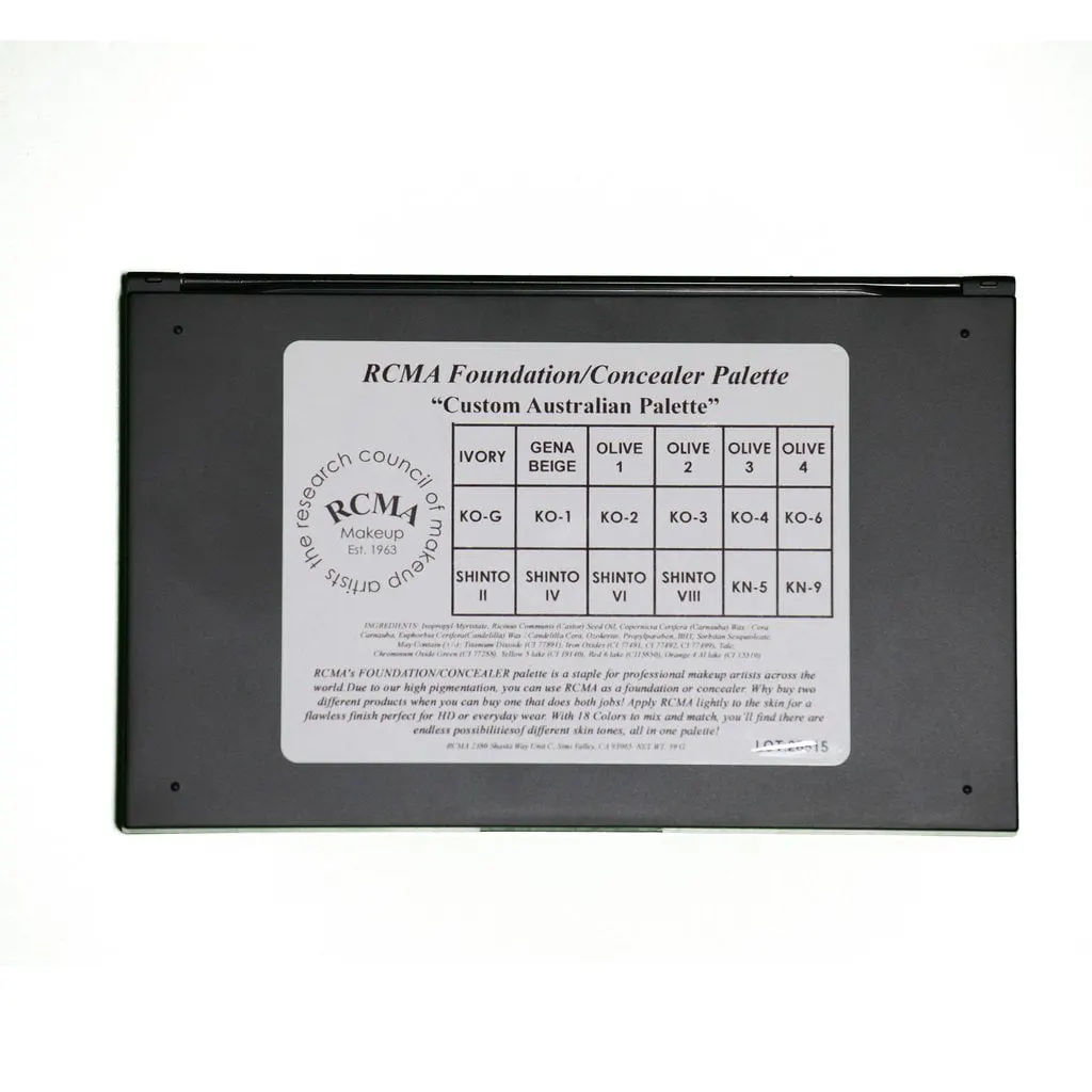 RCMA Custom Australian Foundation Palette 18pc, view 2