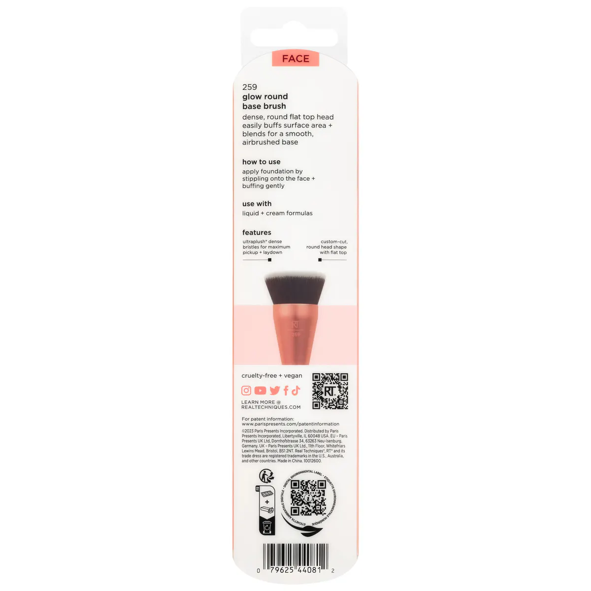 Real Techniques Glow Round Base Brush, view 5