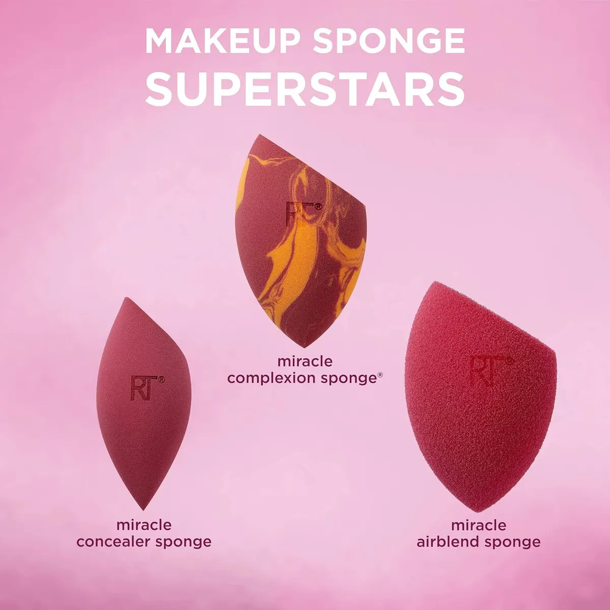 Real Techniques Makeup Sponge Superstars Set, view 2