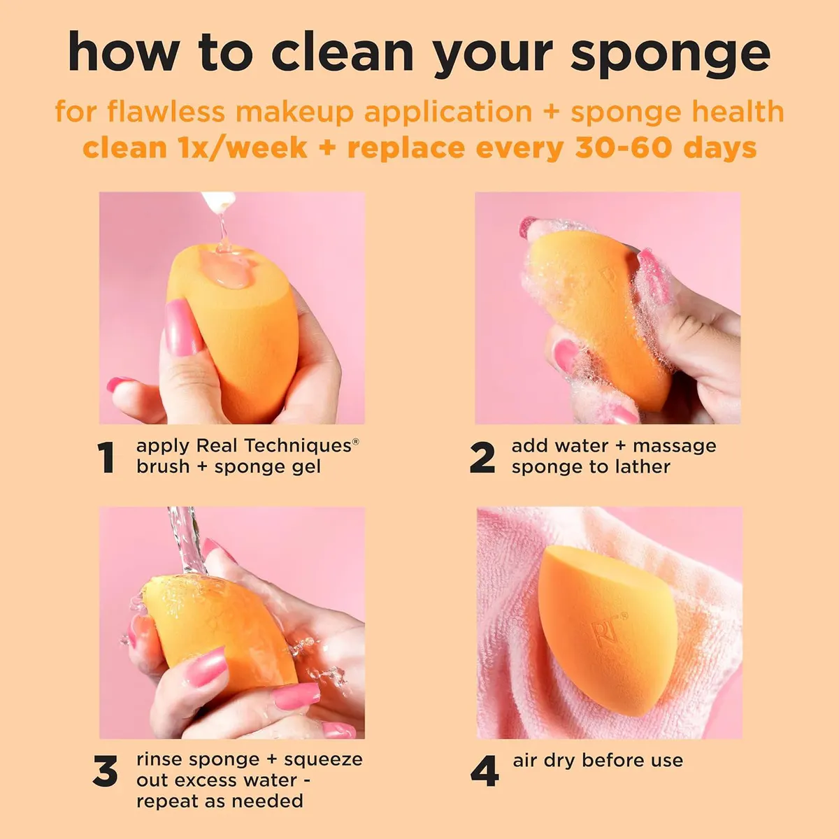 Real Techniques Makeup Sponge Superstars Set, view 5