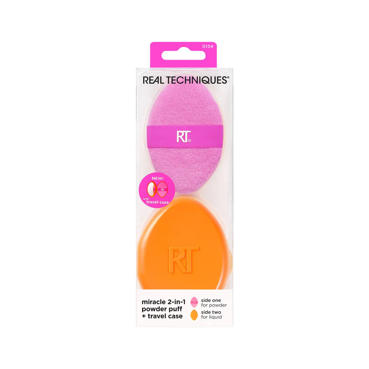 Real Techniques Miracle 2-In-1 Powder Puff & Travel Case, view 5