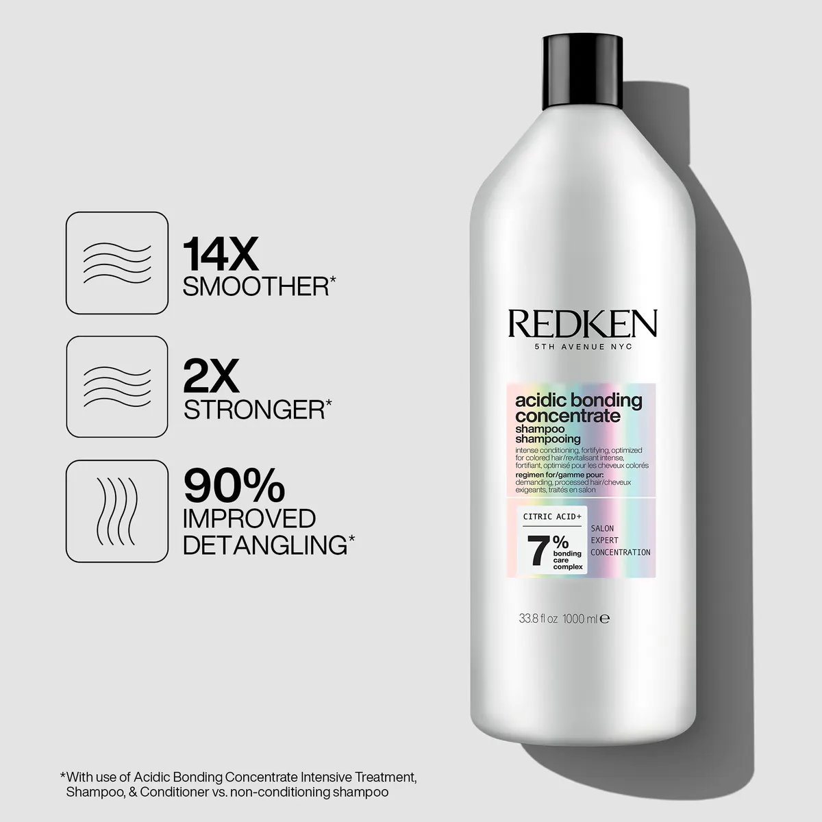 Redken Acidic Bonding 1L Shampoo and Conditioner Bundle, view 6