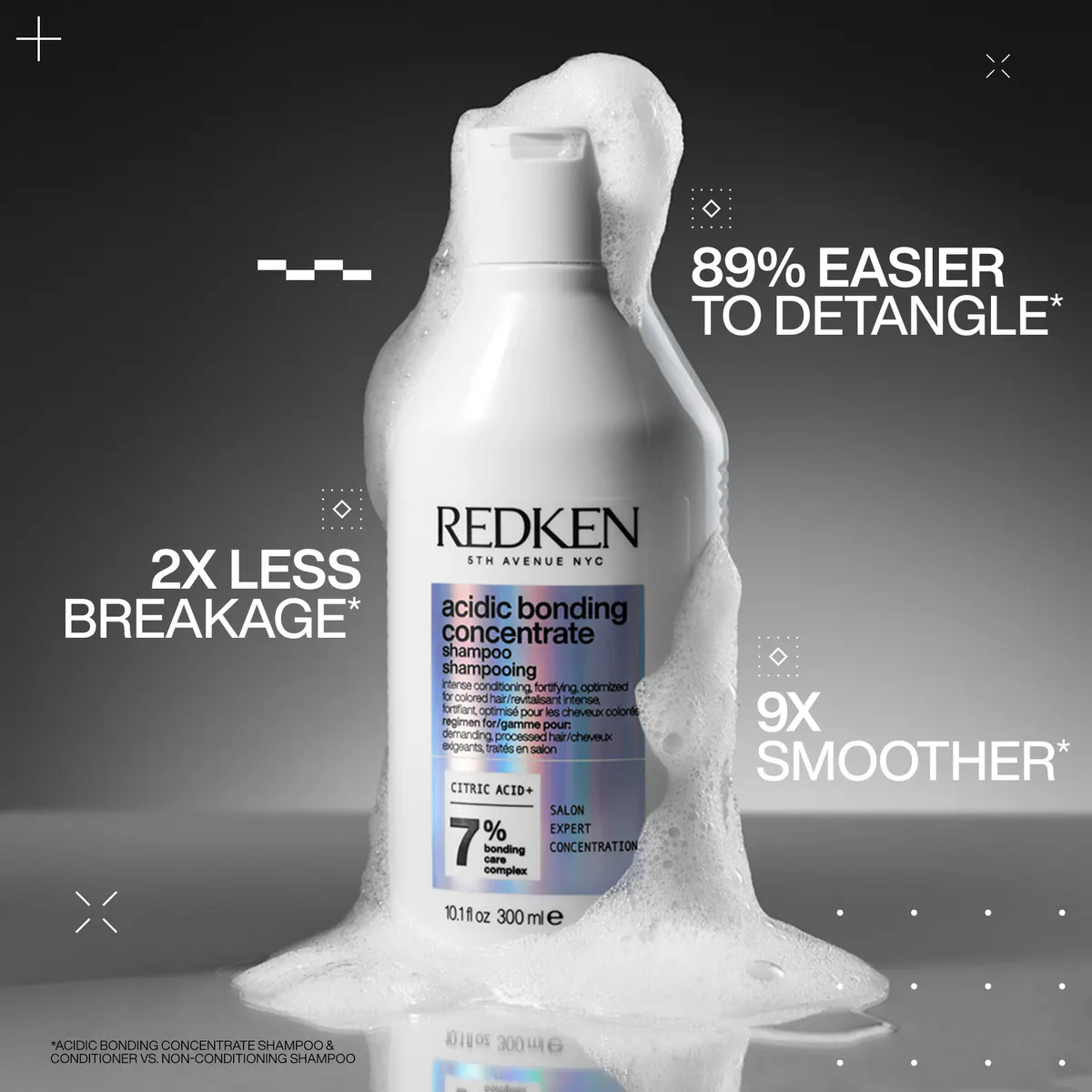 Redken Acidic Bonding Concentrate Shampoo 500ml, view 4