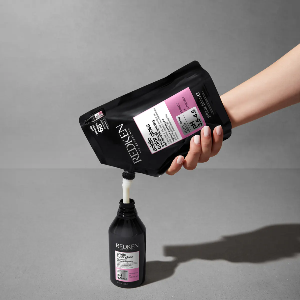 Redken Acidic Color Gloss Conditioner Refill 500ml, view 2
