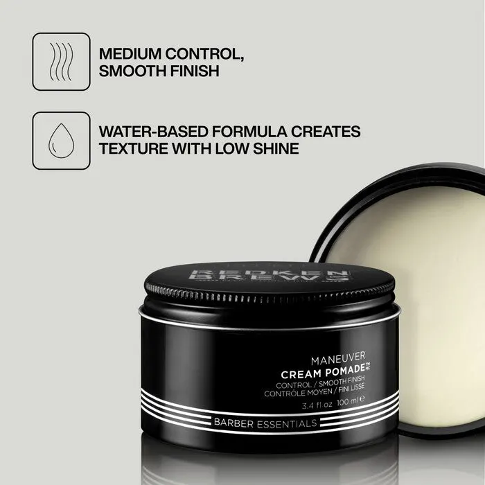 Redken Brews Maneuver Cream Pomade 100ml, view 4