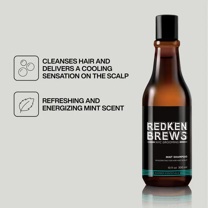 Redken Brews Mint Shampoo 300ml, view 3