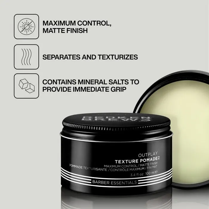 Redken Brews Outplay Texture Pomade 100ml, view 5