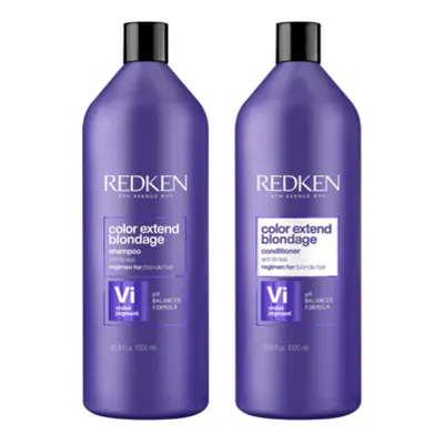 Redken Color Extend Blondage 1L Shampoo and Conditioner Bundle