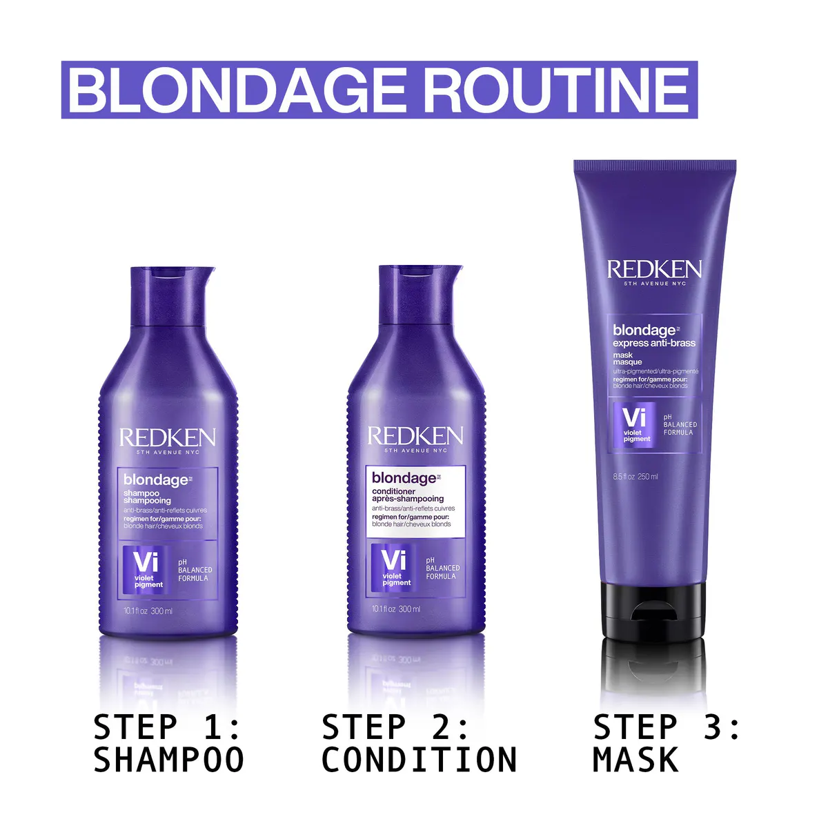 Redken Color Extend Blondage Shampoo and Conditioner 500ml Bundle, view 7