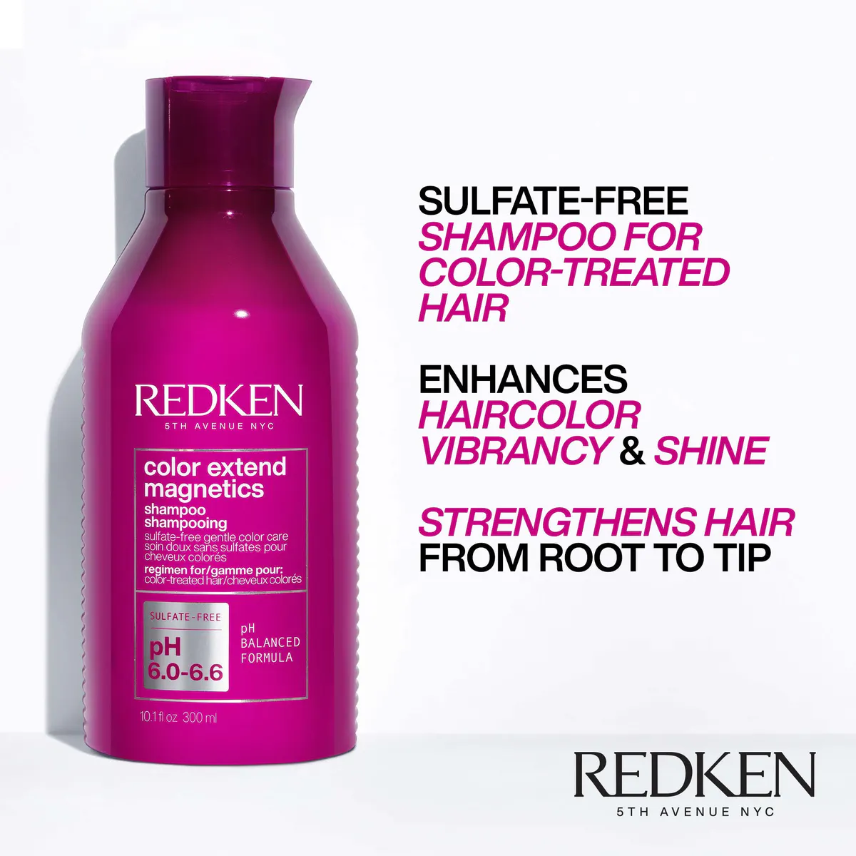 Redken Color Extend Magnetics Sulfate-Free Shampoo 300ml, view 5