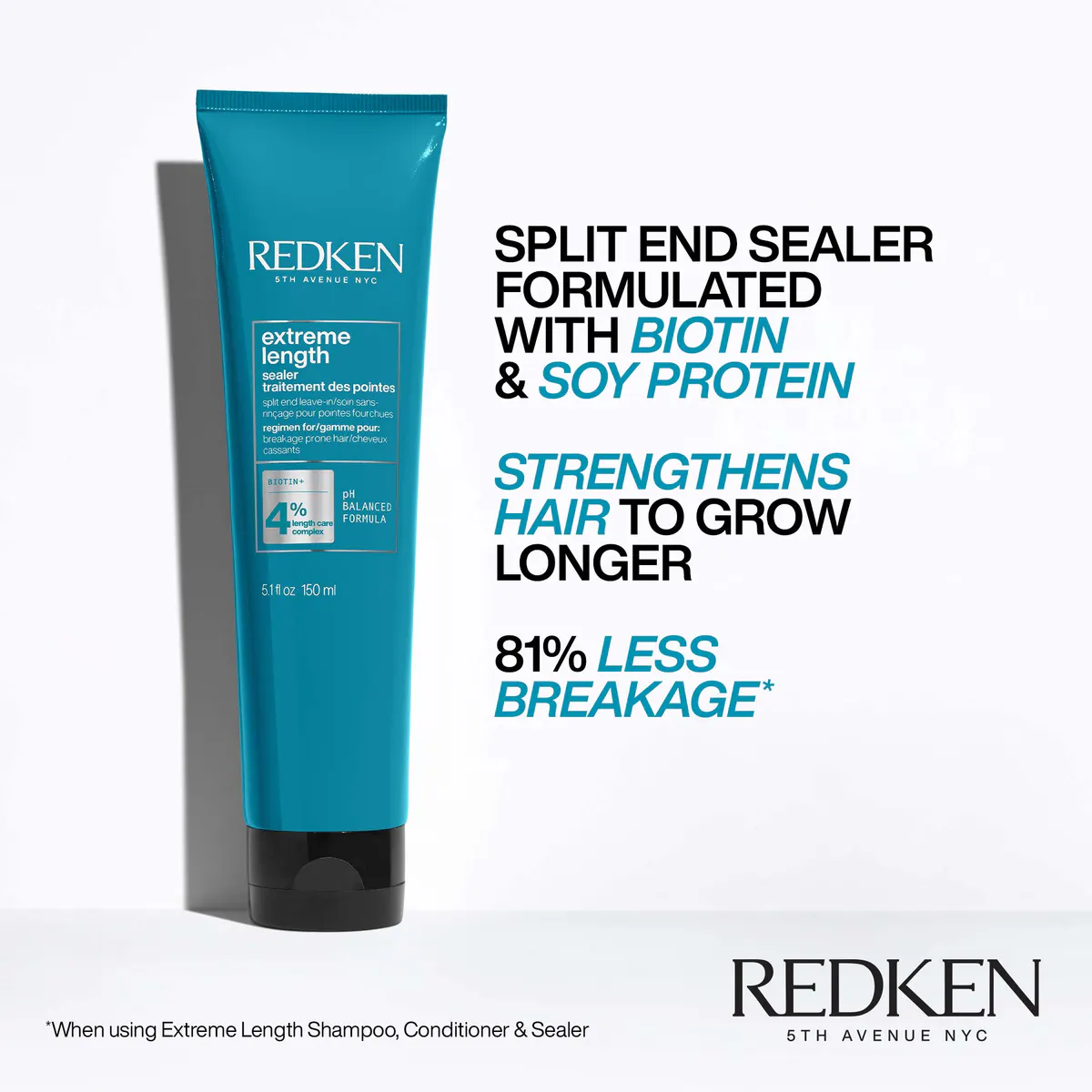 Redken Extreme Length Leave-In Conditioner 150ml, view 4