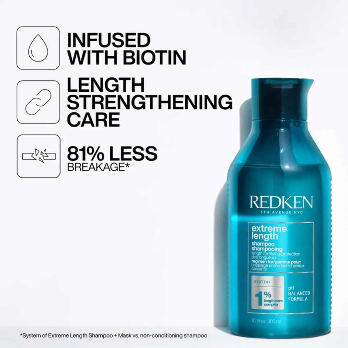 Redken Extreme Length Shampoo 500ml, view 6